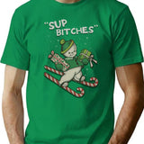 Sup T-Shirt for Men & Women, T-Shirts Graphic Tee - Green