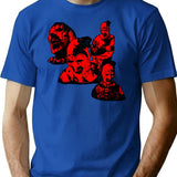 Support Your Local Art-Ist T-Shirt for Men & Women, T-Shirts Graphic Tee - Blue