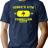 Surge'S Gym Vintage T-Shirt for Men & Women, T-Shirts Graphic Tee - Navy