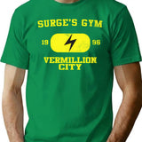 Surge'S Gym Vintage T-Shirt for Men & Women, T-Shirts Graphic Tee - Green