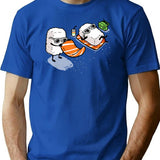 Sushi T-Shirt for Men & Women, T-Shirts Graphic Tee - Blue