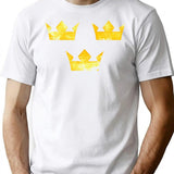 Sweden Sverige Hockey Distressed Vintage T-Shirt for Men & Women, T-Shirts Graphic Tee - White
