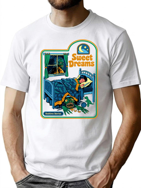 Sweet Dreams T-Shirt for Men & Women, T-Shirts Graphic Tee - White