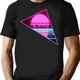 Synthwave Dreams T-Shirt for Men & Women, T-Shirts Graphic Tee - Black