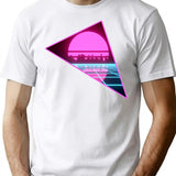 Synthwave Dreams T-Shirt for Men & Women, T-Shirts Graphic Tee - White