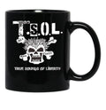 TSOL American Punk Essential Black Coffee Mug, Gift Coffee Mug - Black