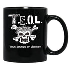 TSOL American Punk Essential Black Coffee Mug, Gift Coffee Mug - Black