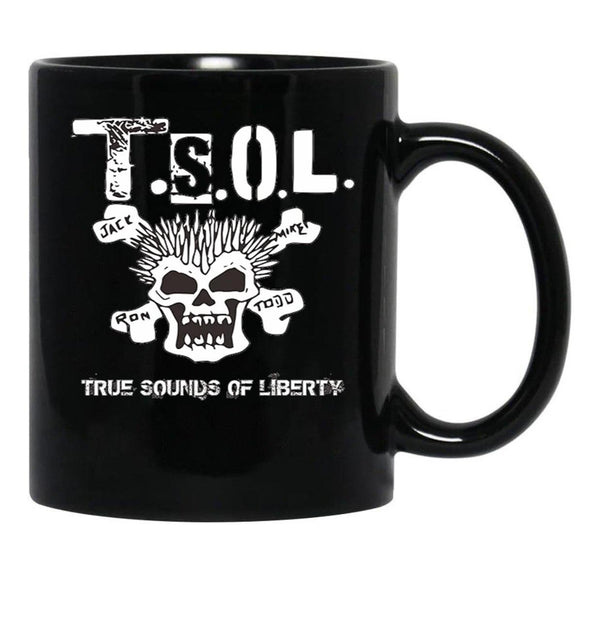 TSOL American Punk Essential Black Coffee Mug, Gift Coffee Mug - Black