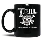 TSOL American Punk Essential Black Coffee Mug, Gift Coffee Mug