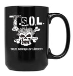 TSOL American Punk Essential Black Coffee Mug, Gift Coffee Mug