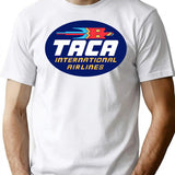 Taca Airlines Logo (1966-1998) T-Shirt for Men & Women, T-Shirts Graphic Tee - White