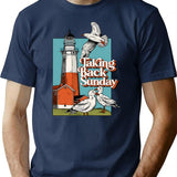 Taking Back Sunday T-Shirt for Men & Women, T-Shirts Graphic Tee - Navy