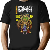 Tales From The Rapture Vintage Comic Parody T-Shirt for Men & Women, T-Shirts Graphic Tee - Black