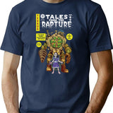 Tales From The Rapture Vintage Comic Parody T-Shirt for Men & Women, T-Shirts Graphic Tee - Navy