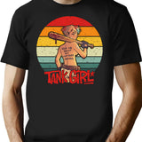 Tank Girl Vintage T-Shirt for Men & Women, T-Shirts Graphic Tee - Black