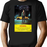 Taxi Driver Art T-Shirt for Men & Women, T-Shirts Graphic Tee - Black