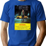 Taxi Driver Art T-Shirt for Men & Women, T-Shirts Graphic Tee - Blue