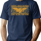Tbs Gold Eagle T-Shirt for Men & Women, T-Shirts Graphic Tee - Navy