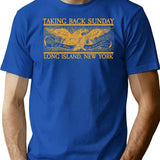Tbs Gold Eagle T-Shirt for Men & Women, T-Shirts Graphic Tee - Blue