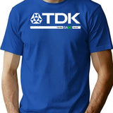 Tdk Sa-90 Cassette Logo T-Shirt for Men & Women, T-Shirts Graphic Tee - Blue