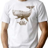Tea At 2000 Feet T-Shirt for Men & Women, T-Shirts Graphic Tee - White