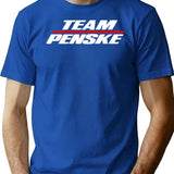 Team Penske T-Shirt for Men & Women, T-Shirts Graphic Tee - Blue