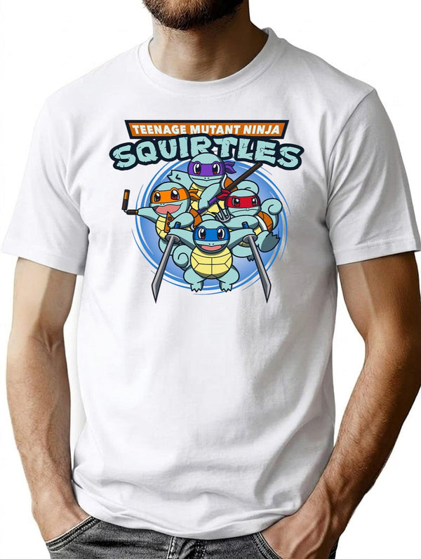 Teenage Mutant Squirtles Premium Heavyweight Cotton T-Shirt - White