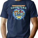 Teenage Mutant Squirtles Premium Heavyweight Cotton T-Shirt - Navy
