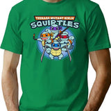 Teenage Mutant Squirtles Premium Heavyweight Cotton T-Shirt - Green