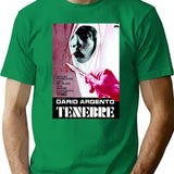 Tenebre (1982) Dario Argento T-Shirt for Men & Women, T-Shirts Graphic Tee - Green