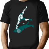 Tennis T-Shirt for Men & Women, T-Shirts Graphic Tee - Black