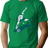 Tennis T-Shirt for Men & Women, T-Shirts Graphic Tee - Green