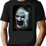 Ter.Rifier Medium Horror T-Shirt for Men & Women, T-Shirts Graphic Tee - Black