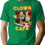 Terrfier Clown Cafe Art The Clown T-Shirt for Men & Women, T-Shirts Graphic Tee - Green