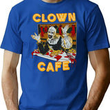 Terrfier Clown Cafe Art The Clown T-Shirt for Men & Women, T-Shirts Graphic Tee - Blue