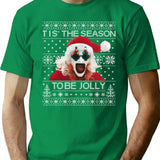 Terri.Fier 3 San.Ta Christmas T-Shirt for Men & Women, T-Shirts Graphic Tee - Green