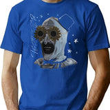 Terrifer Scary Movie T-Shirt for Men & Women, T-Shirts Graphic Tee - Blue