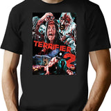 Terrifier 2- All Characters T-Shirt for Men & Women, T-Shirts Graphic Tee - Black