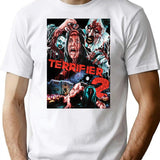 Terrifier 2- All Characters T-Shirt for Men & Women, T-Shirts Graphic Tee - White