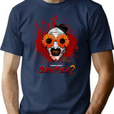 Terrifier 2 Art The Clown Sunflower Sunglasses Horror Movie T-Shirt for Men & Women, T-Shirts Graphic Tee - Navy