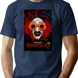 Terrifier 2 Art The Clown Sunflower Sunglasses Movie Poster T-Shirt for Men & Women, T-Shirts Graphic Tee - Navy