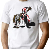 Terrifier 2- Art The Clown T-Shirt for Men & Women, T-Shirts Graphic Tee - White