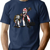 Terrifier 2- Art The Clown T-Shirt for Men & Women, T-Shirts Graphic Tee - Navy