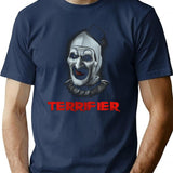 Terrifier 2 Art The Clown T-Shirt for Men & Women, T-Shirts Graphic Tee - Navy
