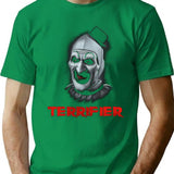 Terrifier 2 Art The Clown T-Shirt for Men & Women, T-Shirts Graphic Tee - Green