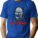 Terrifier 2 Art The Clown T-Shirt for Men & Women, T-Shirts Graphic Tee - Blue