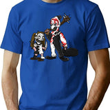 Terrifier 2- Art The Clown T-Shirt for Men & Women, T-Shirts Graphic Tee - Blue