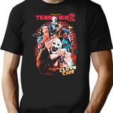Terrifier 2 Clown Cafe6 Premium Heavyweight Cotton T-Shirt - Black