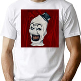 Terrifier 2 Design T-Shirt for Men & Women, T-Shirts Graphic Tee - White