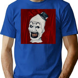 Terrifier 2 Design T-Shirt for Men & Women, T-Shirts Graphic Tee - Blue